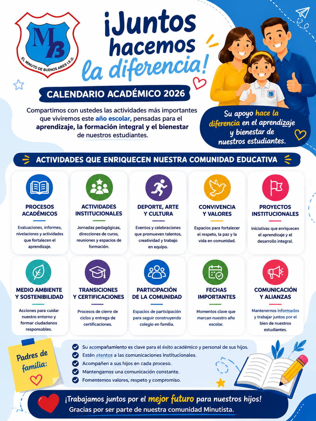 Calendario académico 2026