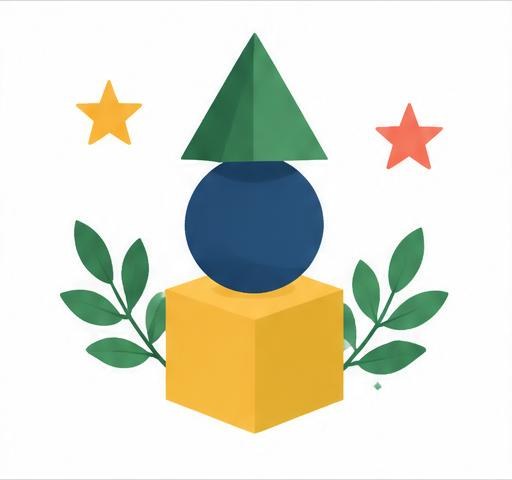 Ilustración de materiales escolares